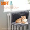 2PCS/1PCS Pet Cat Animal Hammock Luxury Radiator Bed Hanging Winter Warm Fleece Basket Hammocks Metal Iron Frame Sleeping Bed 4