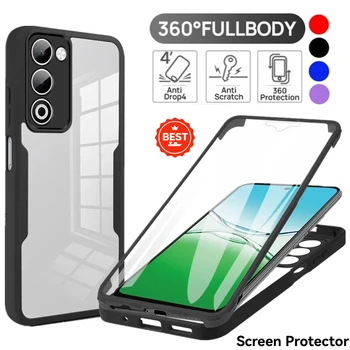 360 Protezione Completa Del Corpo Antiurto Cassa Del Telefono Per OPPO A5 5G 2025 Copertura Protettiva Protettore Dello Schermo Integrato Fundas Coque Capa