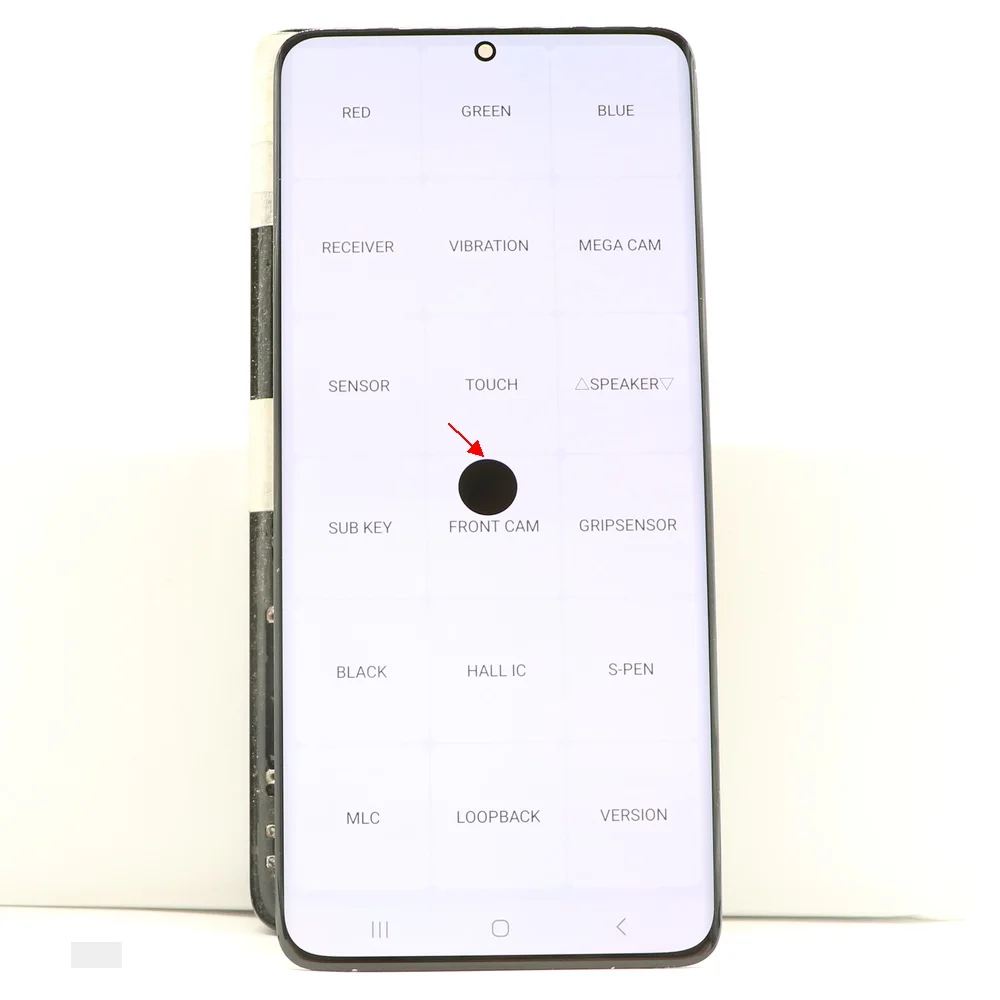 삼성 갤럭시 S21 울트라 5G G998B G998U G9980 교체용 AMOLED 디스플레이 터치 스크린 디지타이저 어셈블리, 결함 있음