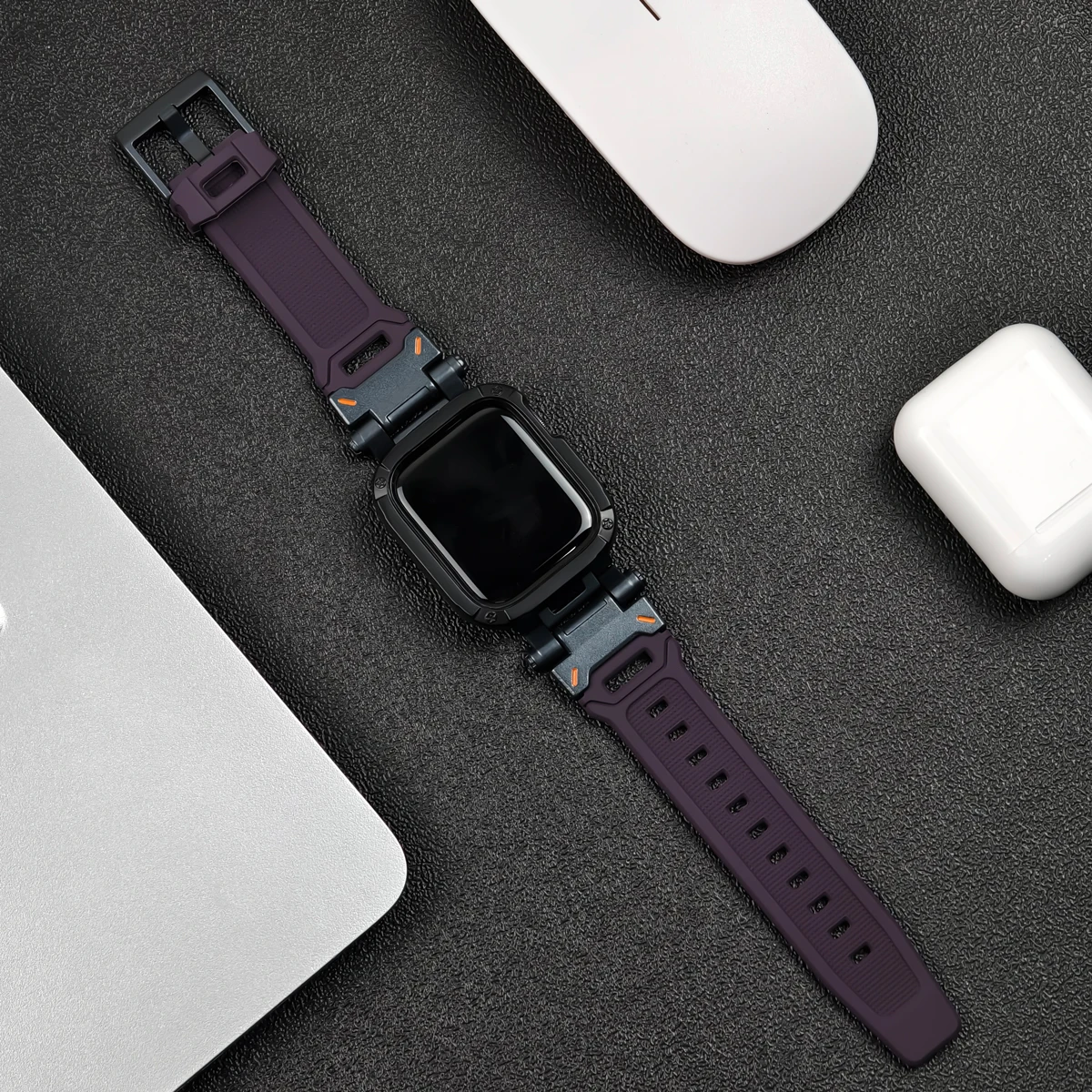 Premium TPU Case & Silicone Strap for Apple Watch - Ultra Protection Series