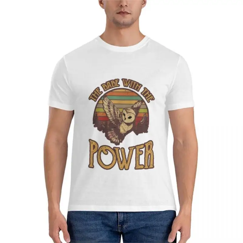 

The Babe With The Power Vintage Retro Trending Funny Relaxed Fit T-Shirt tees kawaii clothes men's short sleeve t shirts