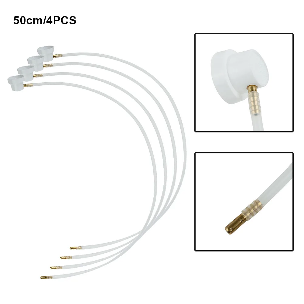 

4pcs Fluid Film Nozzle Extension Hose For Aerosol Cans Spray 50cm Aerosol Can Nozzle Fittings Parts