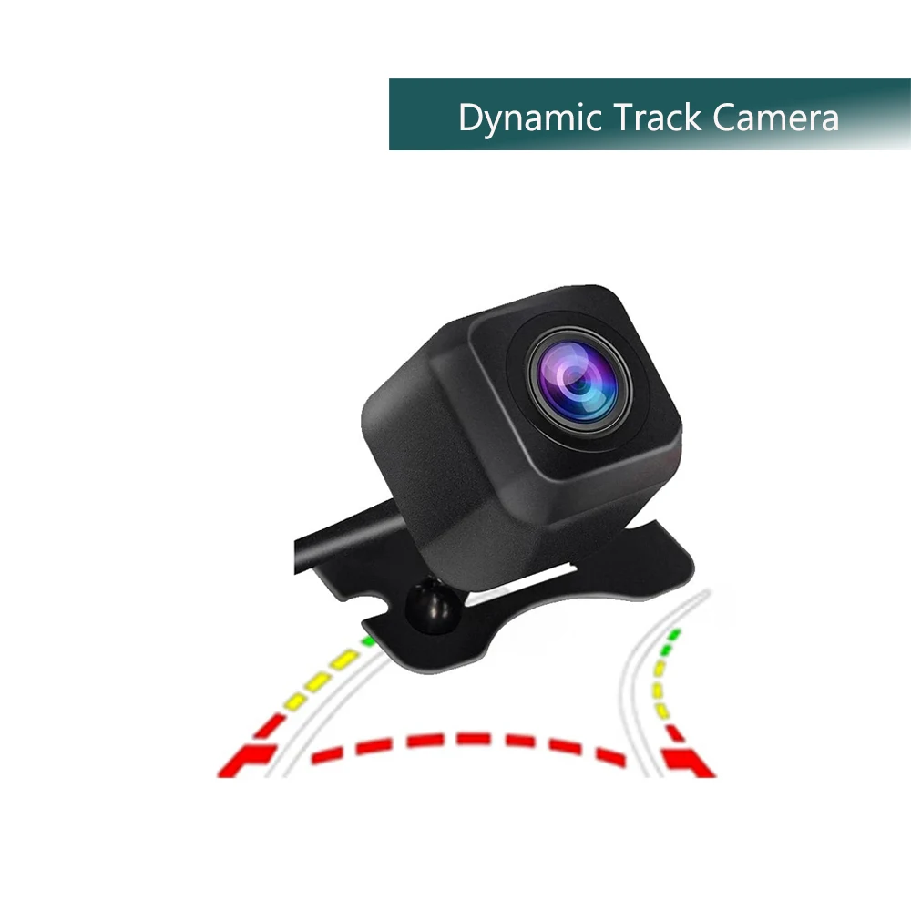 

170 Angle Fisheye Lens Vehicle Reverse Backup Rear View HD Dynamic Trajectory Camera Night Vision AHD CVBS For All DVD Player