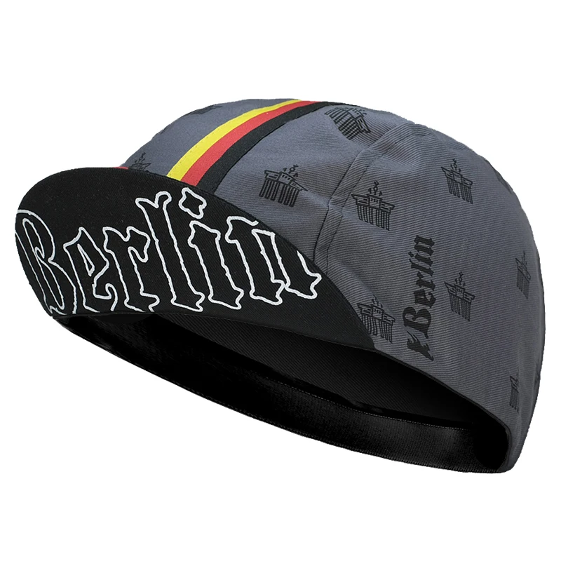 Hot Retro Polyester Cycling Caps Men&Women Summer Breathable Quick Dry Bicycle Hats 12 Style Choice 4