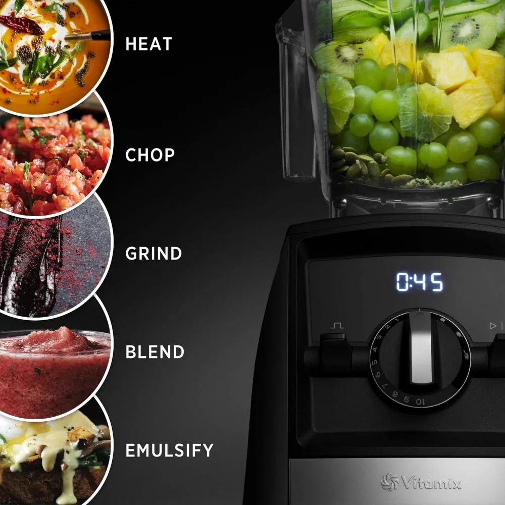 Ascent Series Smart Blender, Professional-Grade, 64 oz. Low-Profile Container, White (Renewed) 5