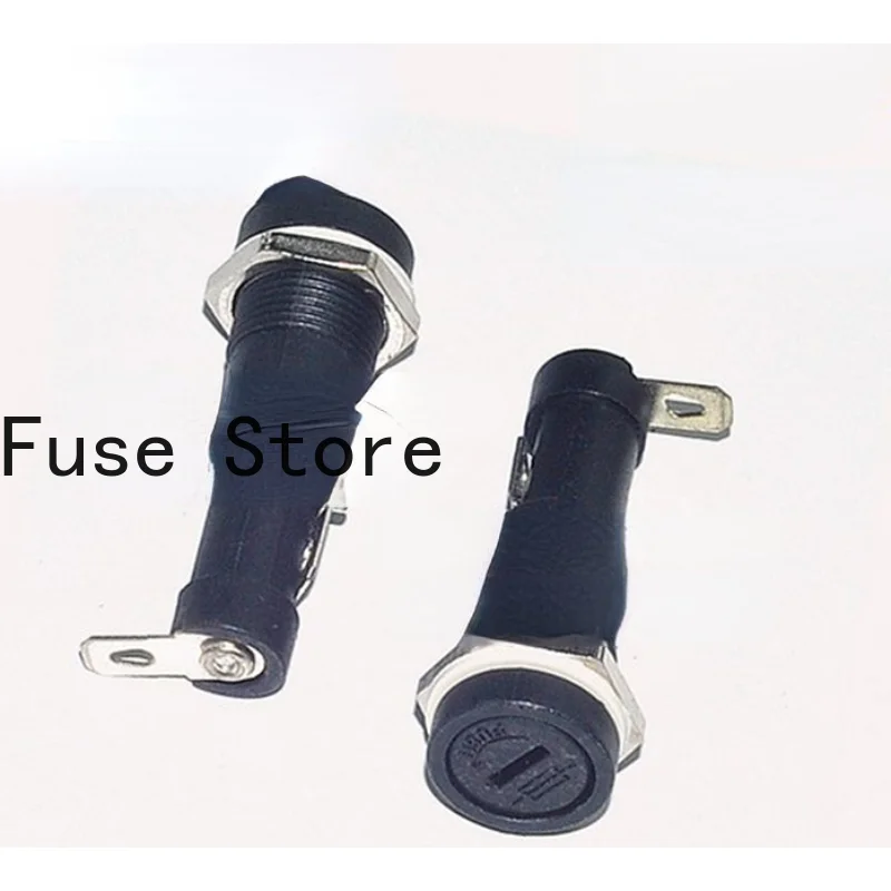 

2PCS R3-9 6 * 30/32mm Imported Screw-type Fuse Holder Box Glass 15A 250V
