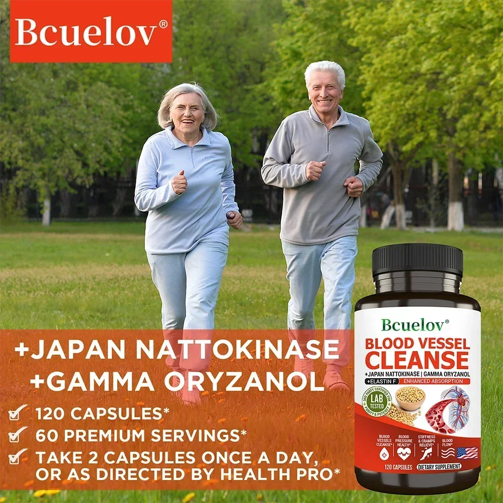 Nattokinase capsules-nourish the heart, clean blood vessels, help blood pressure, cardiovascular health, health