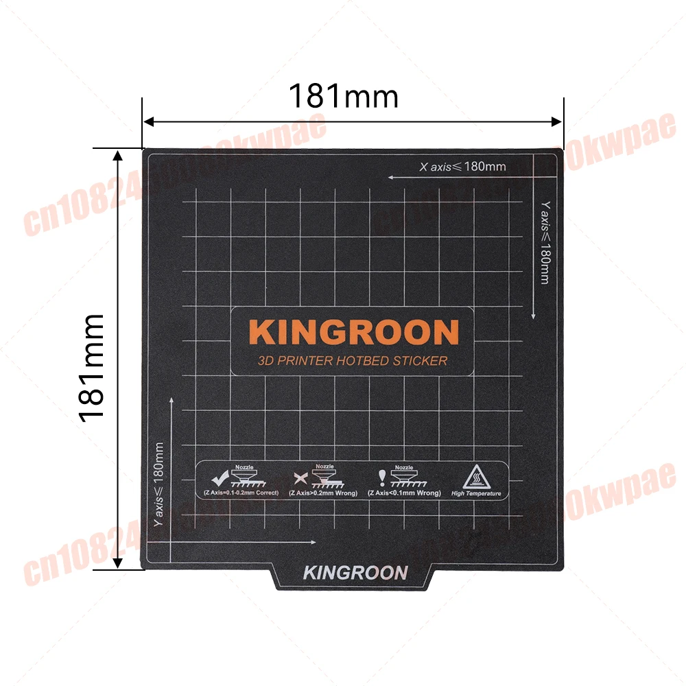 Enhanced Magnetic Build Plate for 3D Printer Hot Bed Sheet