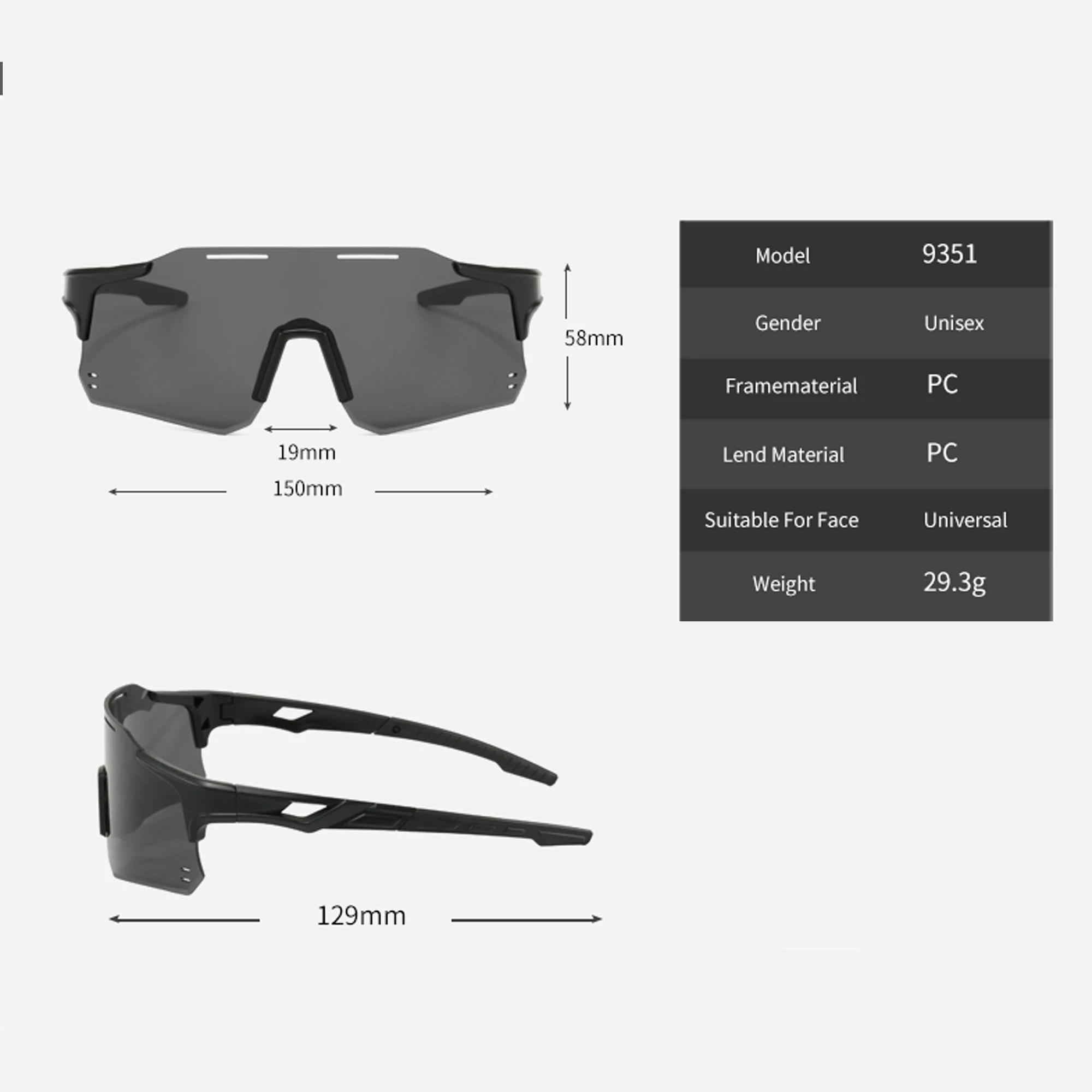 Sport Sunglasses Men Women UV400 Sun Glasses Bike Bicycle Goggles Outdoor Sport Cycling Eyewear