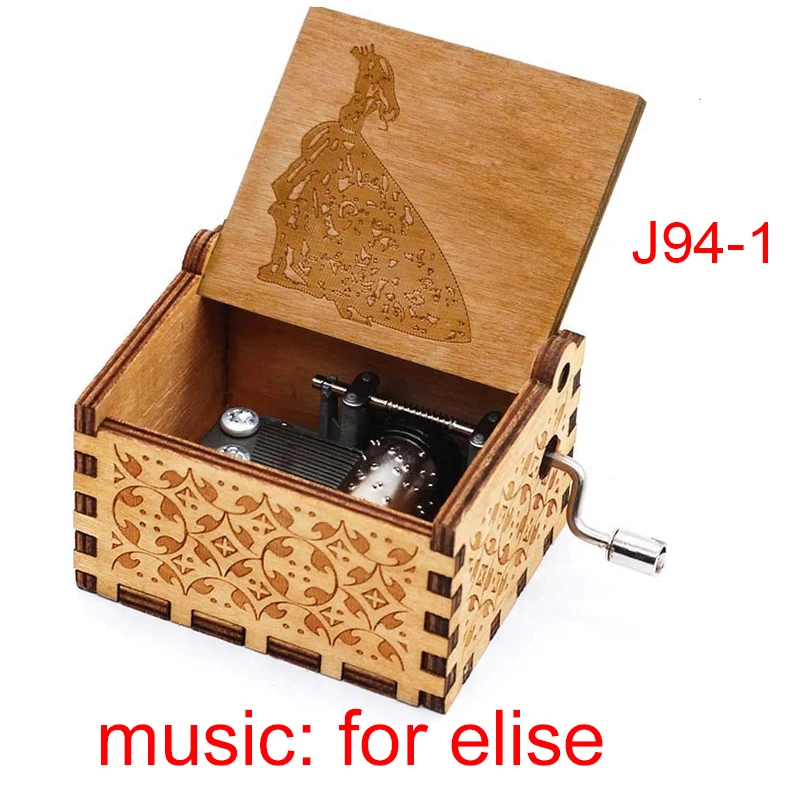 Home Office Decoration For Elise Music Box Wooden Girlfriend Birthday Valentine's Day kids girls Lovely Christmas Presents