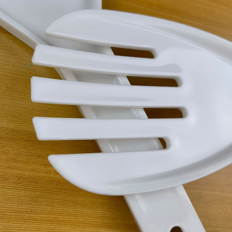Plastic Large Rice Spoon Meal Spoon Non Stick Hand Roll Spoons Rice Shovel Kitchen Supplies Thickened Fork Kitchen Tool plastic rice spoon