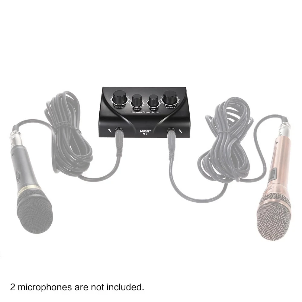 EU Plug Karaoke echo sound mixer Karaoke Sound Mixer Audio System Digital Audio Sound Echo Mixer System Players