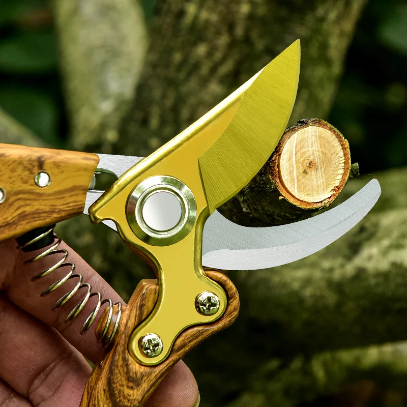 Garden Hand Pruner With Sk5 Steel Blades Pruning Shear Garden Cutting