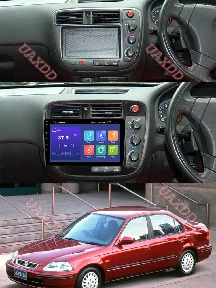 1998-2000 Honda Civic 9 ġ ÷̾  Ƽ̵ ȵ̵ ׷ ϳ׽ ũ   ׺̼ ̺  