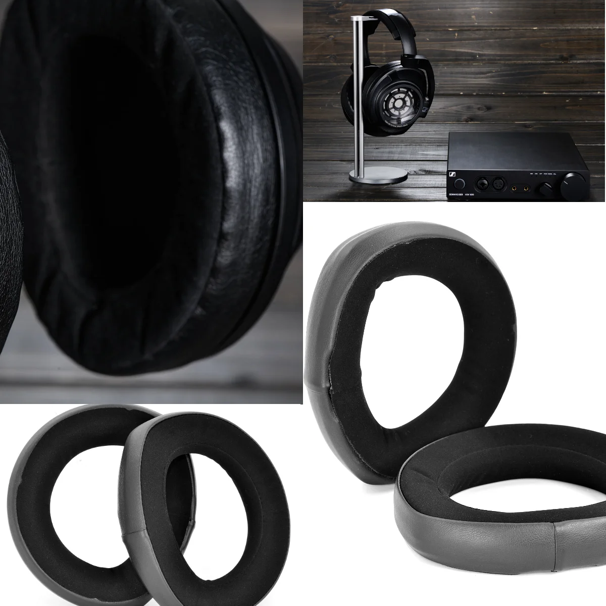 

Earpads Replacement for Sennheiser HD820 Over-Ear Audiophile Reference Headphones Cushions with Noise Isolation Memory Foam