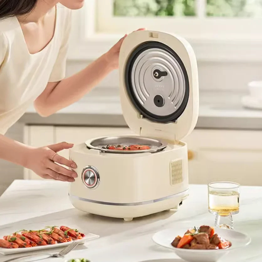 Joyoung Non-Stick Rice Cooker, Multi-Function Rice Cooker with Stainless Steel Inner Pot, 30N1 5