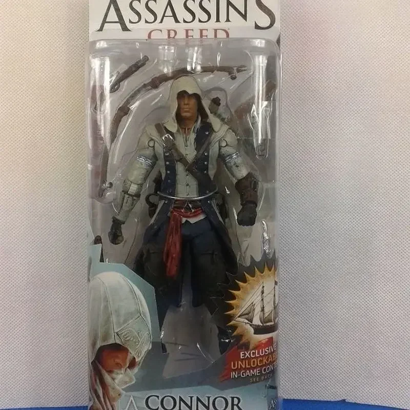 

Экшн-фигурки героев аниме серия 4: Коннор, Эзио, альтхайтэм, Эдвард, Кенуэй, Mohawk, 15 см, модели, игрушки, подарки для детей, игрушки