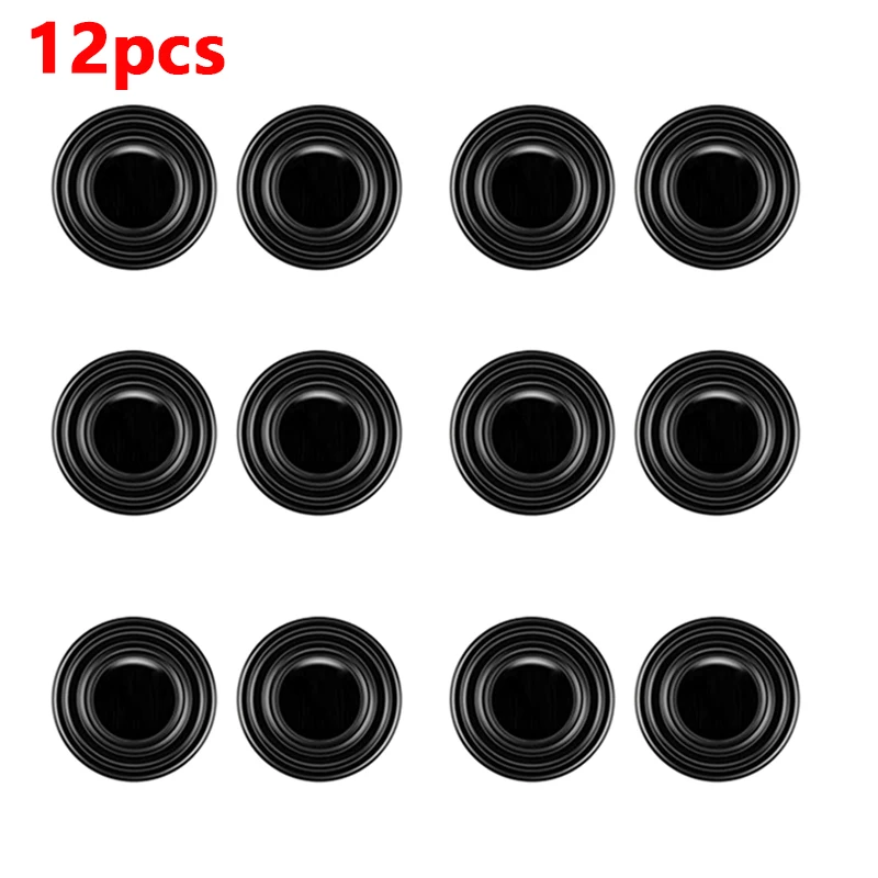 

12pcs Universal Car Door Shock Absorber Gasket For Car Trunk Sound Insulation Pad Shockproof Thickening Cushion Stickers