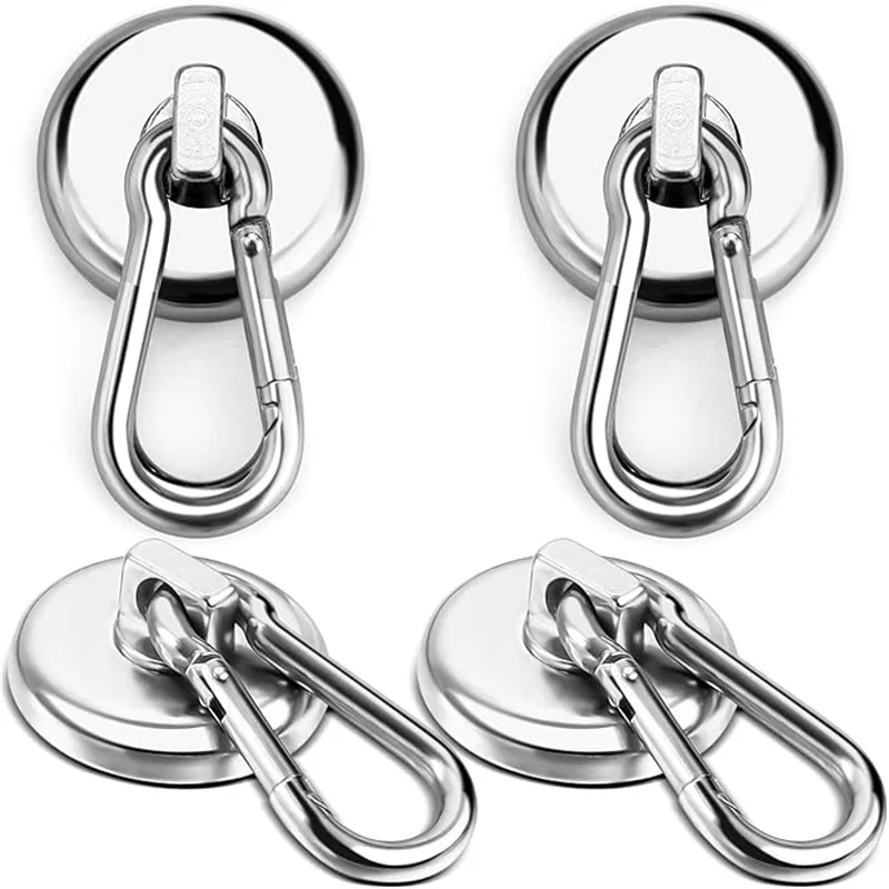 D32mm Magnetic Hooks Neodymium Magnets Carabiner Hook Swivel for Hanging Cruise Grill magnetic hooks neodymium magnets