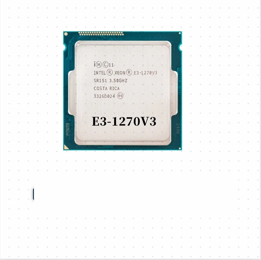 New Intel Xeon E3 1270 v3 E3 1270 v3 E3 1270v3 3.5 GHz Quad Core Eight ...