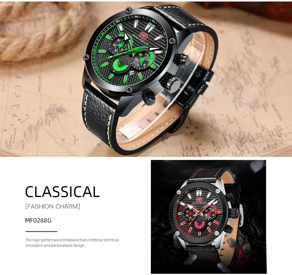 MINI FOCUS Quarzuhr für Herren, wasserdicht_voghion.com