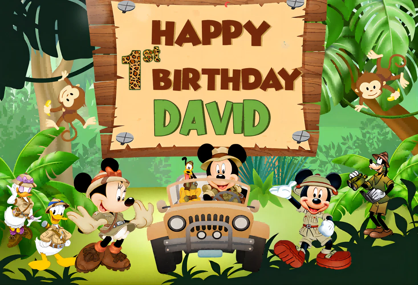 

Приглашения на день рождения Микки и Минни Маус украшения для вечеринки в честь будущей матери баннер Настенный декор фотобудка