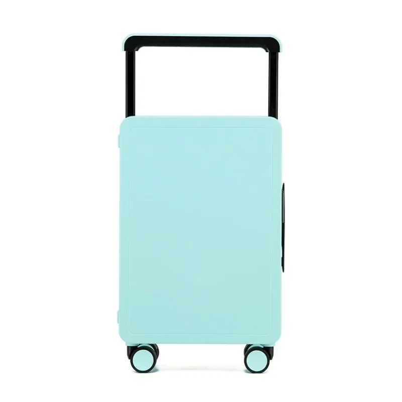 Mid-mounted Wide Trolley Suitcase Women's 20 Inch Cabin Suitcase Small Suitcase 24 Inch Universal Wheel Lockbox Unisex