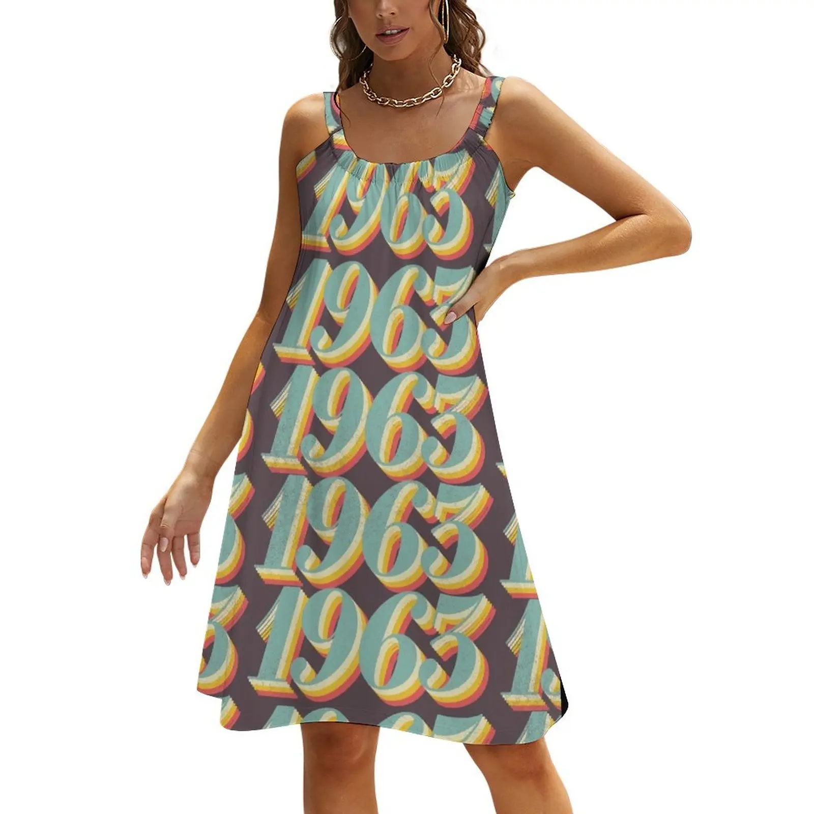 

born in 1963 Beach Sling Skirt dress dress for women