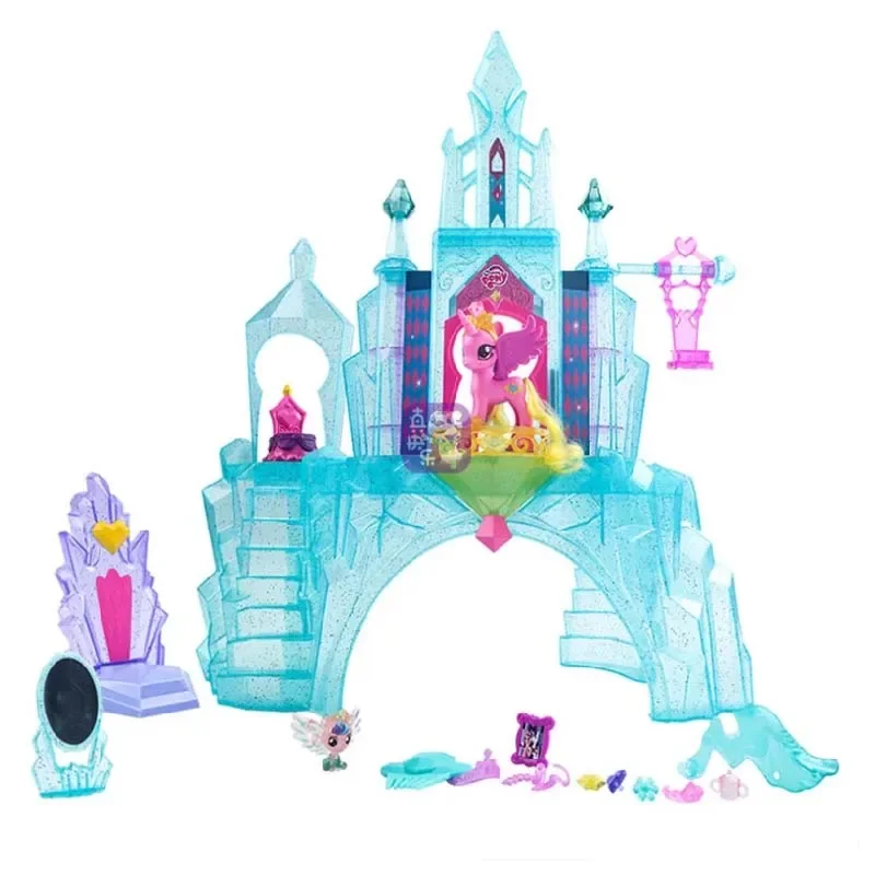 Y My Little Pony A New Generation Crystal Empire Model Toy Equestrria Series Crystal Castle Set Anime Figure Girl Toy Gifts