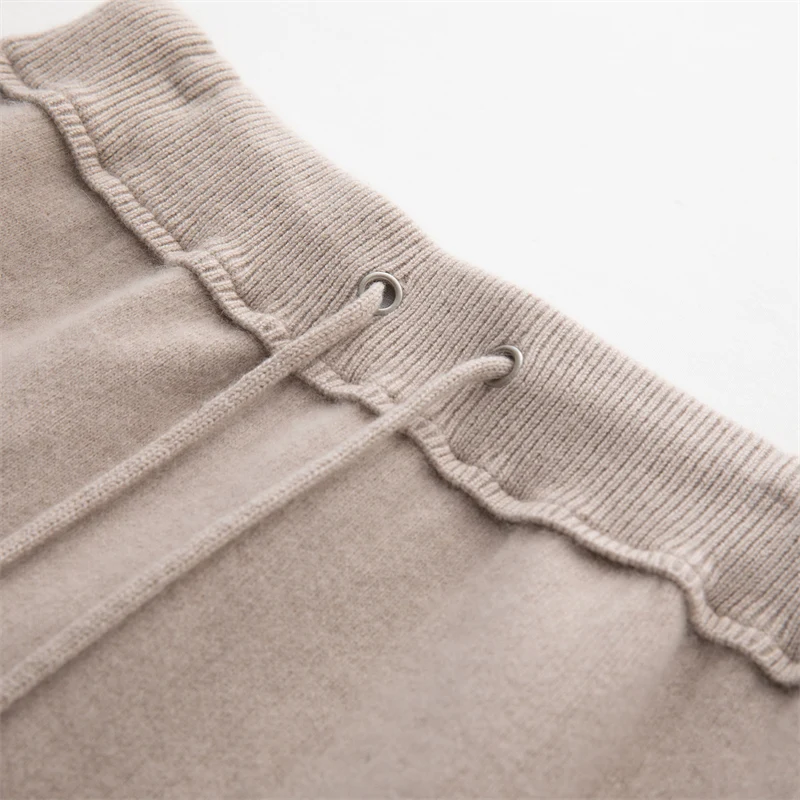 Cashmere skirt back view