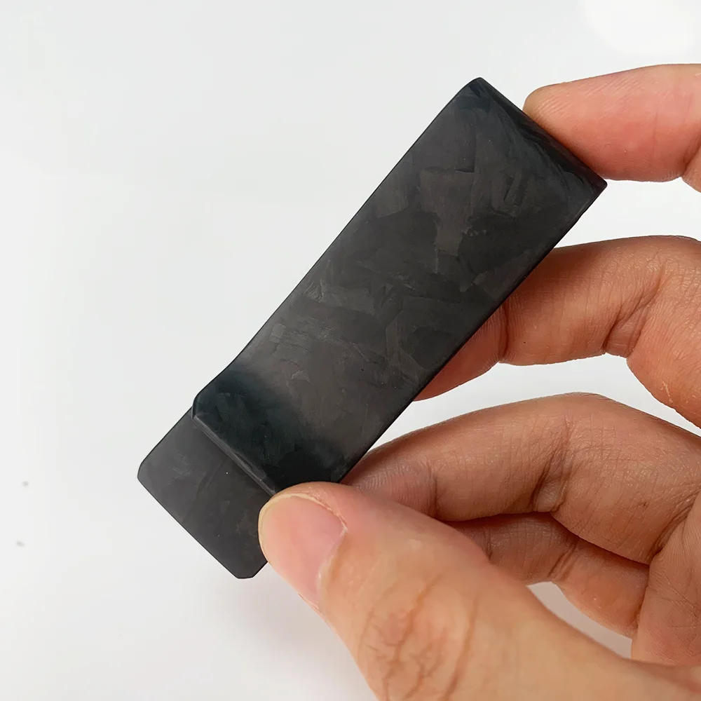 Unique Gift 22mm Durable Real Carbon Fiber Credit Card Holder Mini 3K Twill Money Clip