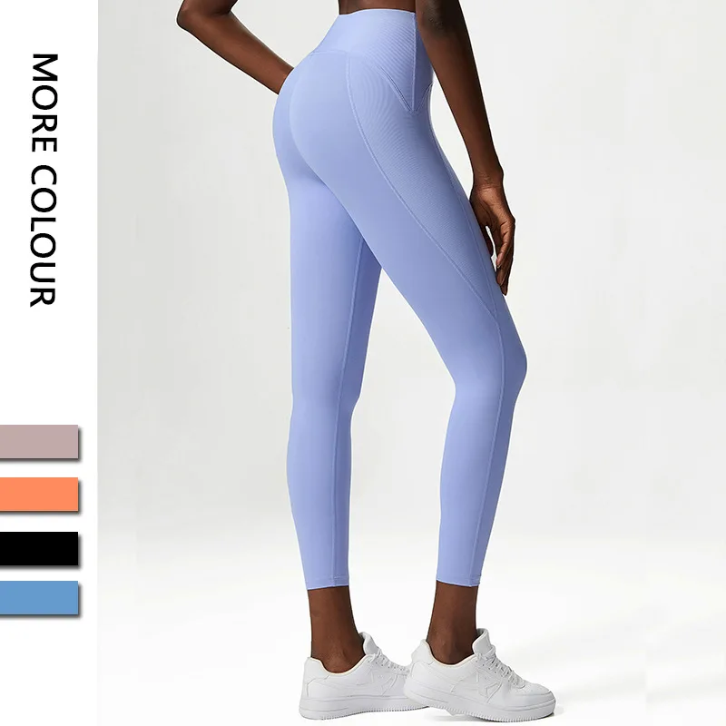 Women Booty Lift Yoga Leggings Naked Feel High Waist Pants Workout Leggings  - China Gym Wear and Sports Wear price