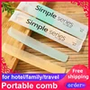 Free Shipping Summer Trip Transparent Color Hotel Travel Family Guests Independent Packing Disposable Portable Combs 1