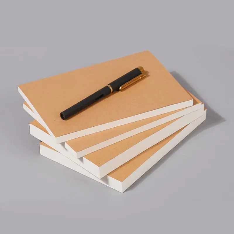 A5/B5 레트로 두꺼운 100/200매 크라프트 DIY 커버 노트북 블랭크 저널 초안 노트 학교 사무실 학습용 문구