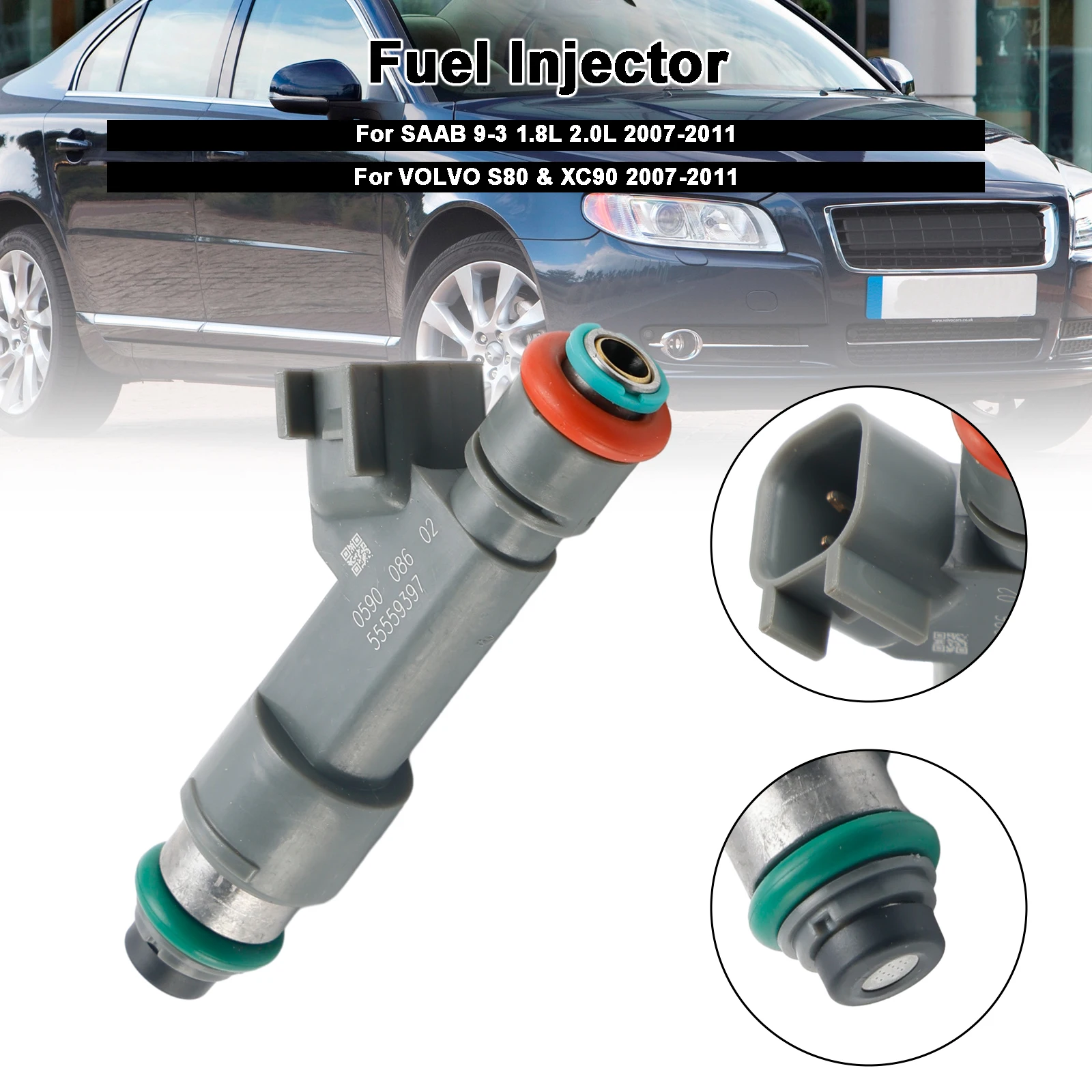Artudatech 1PCS Fuel Injector 55559397 Fit SAAB 9-3 2.0L Turbo 2007-2011 8653608