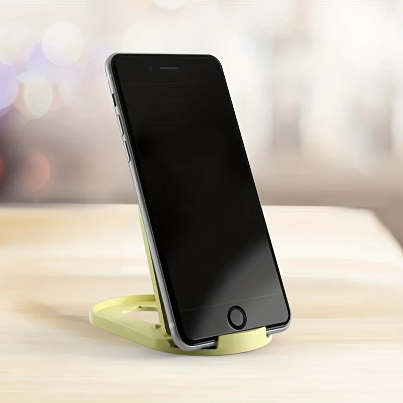 6-Color Foldable Plastic Phone and Tablet Stand - Universal Desktop Holder