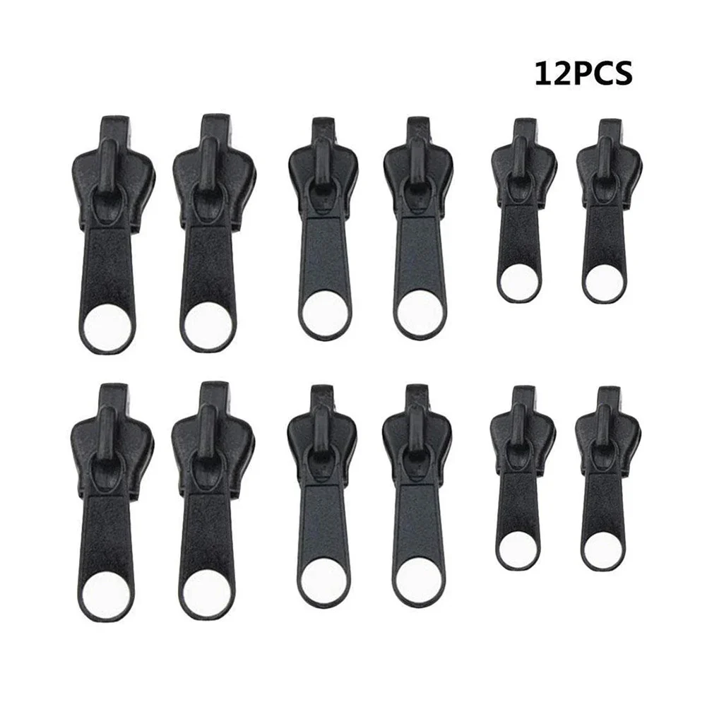 Zipper repair kit 12pcs Instant Zippers Universal Fix Zippers Repair Kits Replacement Slider Teeth Rescue New Designs For DIY Sew