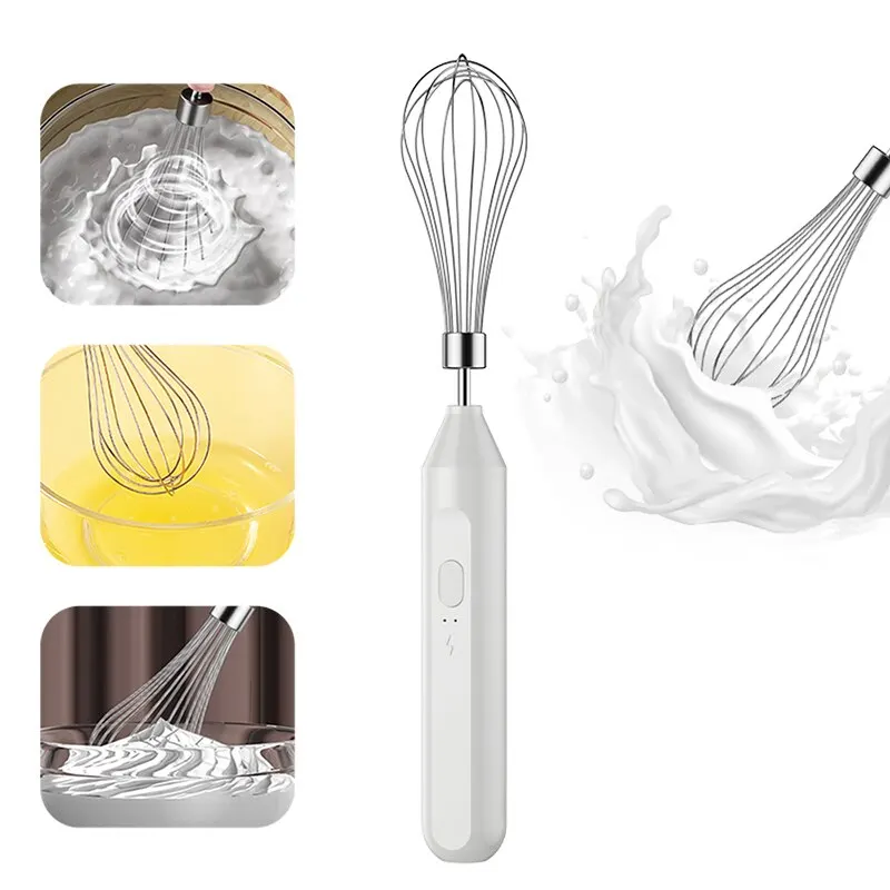 Electric Handheld Milk Frother and Egg Beater