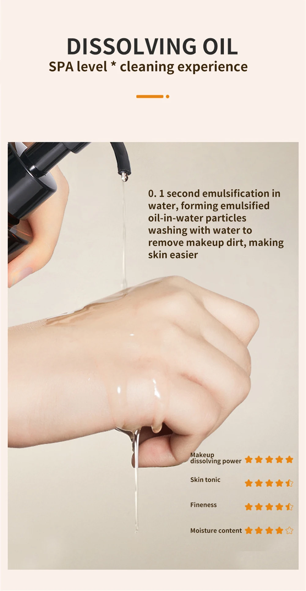 3in1 Gentle Makeup Remover and Cleanser Oil Redolent Glam