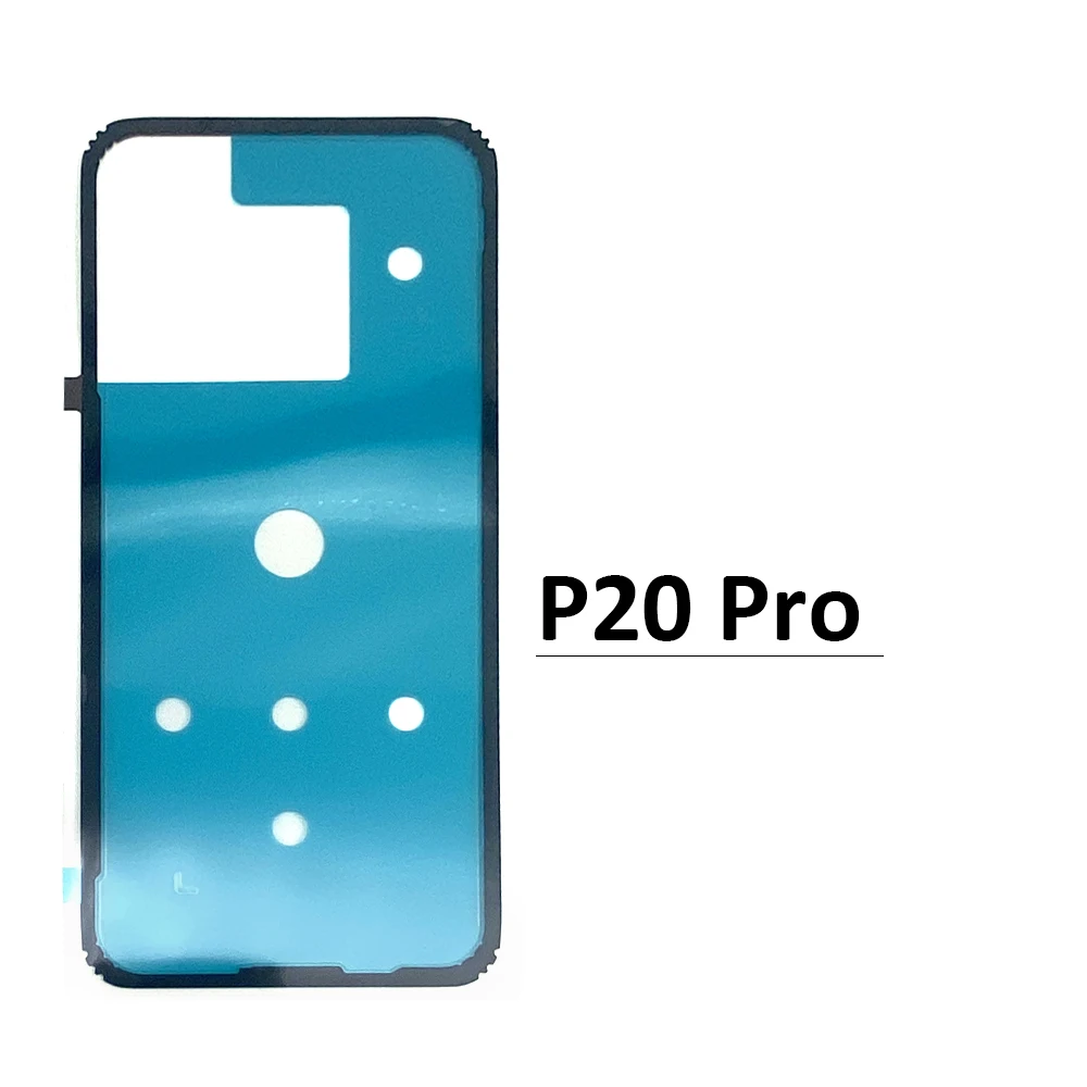 2 sztuki P30 Pro tylna pokrywa baterii naklejka na drzwi samoprzylepna taśma klejąca do Huawei P30 Lite P10 Lite P20 Pro P20 Lite P40 Pro