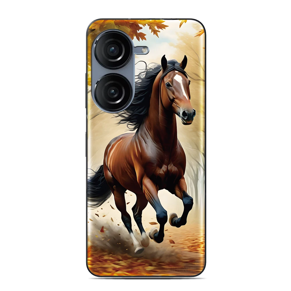 Horse-Themed Phone Case Protective Back Cover