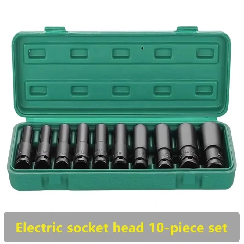 مجموعة مفاتيح كهربائية خضراء، تتضمن 10/15/20 مقبسً...