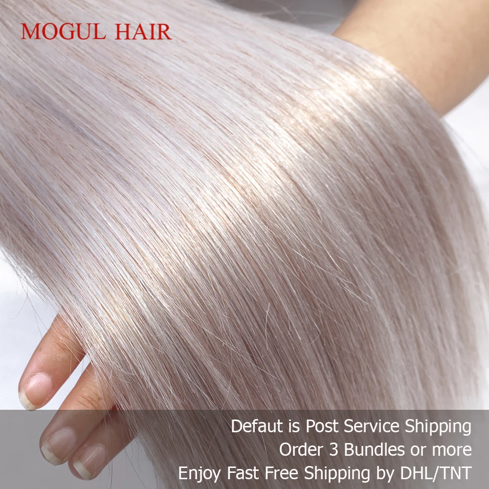 1B Silver Dark Grey Pink Rose Golden Ombre Silky Straight Hair Bundles Human Hair 1/3/4 Bundles Remy Weave Extension human hair extensions human hair bundles human hair bulk