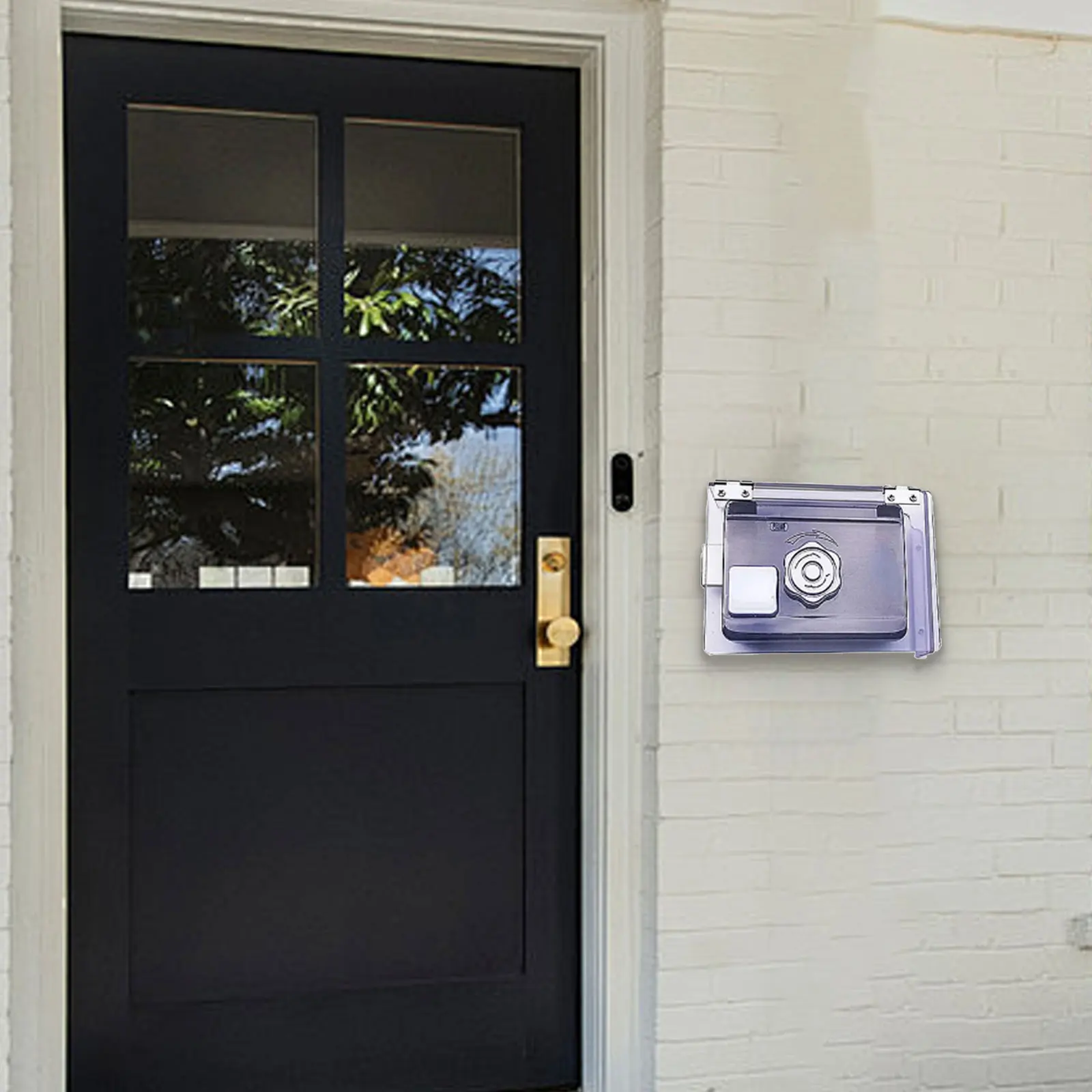 Weatherproof Protective Cover for Electronic and Mechanical Locks