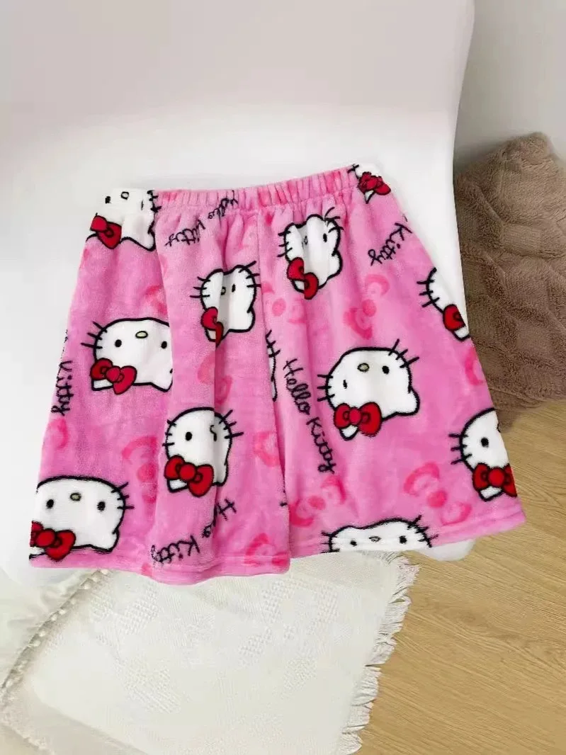 2025 New Hello Kitty Pajama Pants Anime Loose Pants Cartoon Couple shortswear Women Leisure Home Trousers 3