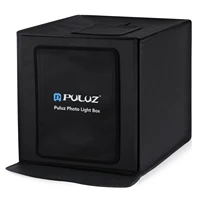 PULUZ 60cm Photo Studio Box Portable Light Soft Box LED 5500K White Light Dimmable 36W Photography Tent Kit with 6 Backdrops - Image 2