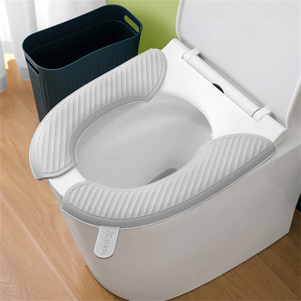 

Four Seasons All-purpose Toilet Seat Erasable Four Seasons General Eva Twill Toilet Mat Waterproof Toilet Mat Washable Portable