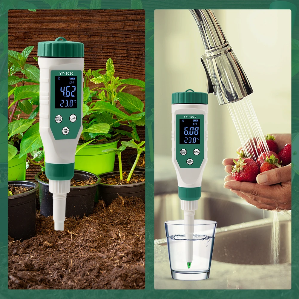 Digital Bluetooth PH Meter Sensitive Probe Cosmetic Water Quality Detector Acidity Meter For Cream Lotion Cosmetics