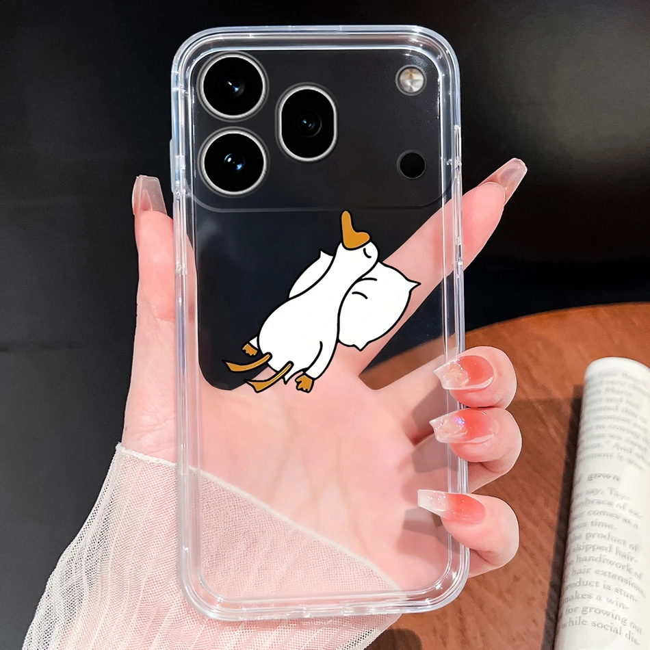 Clear Cool Stars Vibe Shockproof Silicone Phone Case