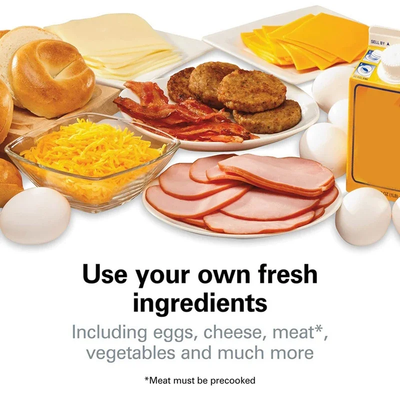 EU plug burger patty maker Durable non-stick multifunctional burger omelette steak breakfast sandwich maker 6